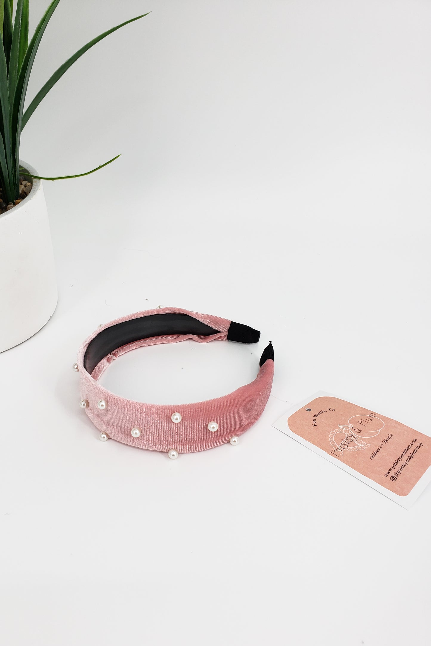 Embellished Pearl Headband