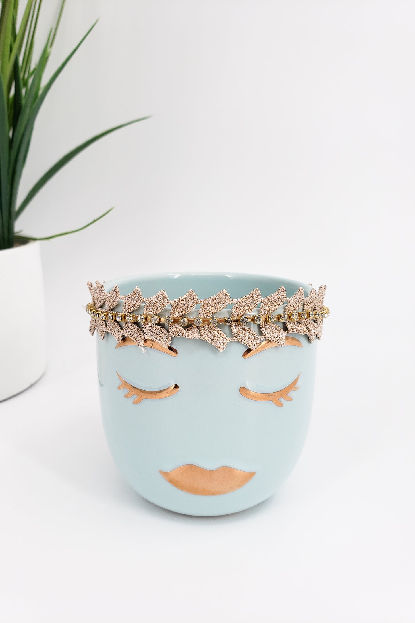 Golden Boho Leaf Headband