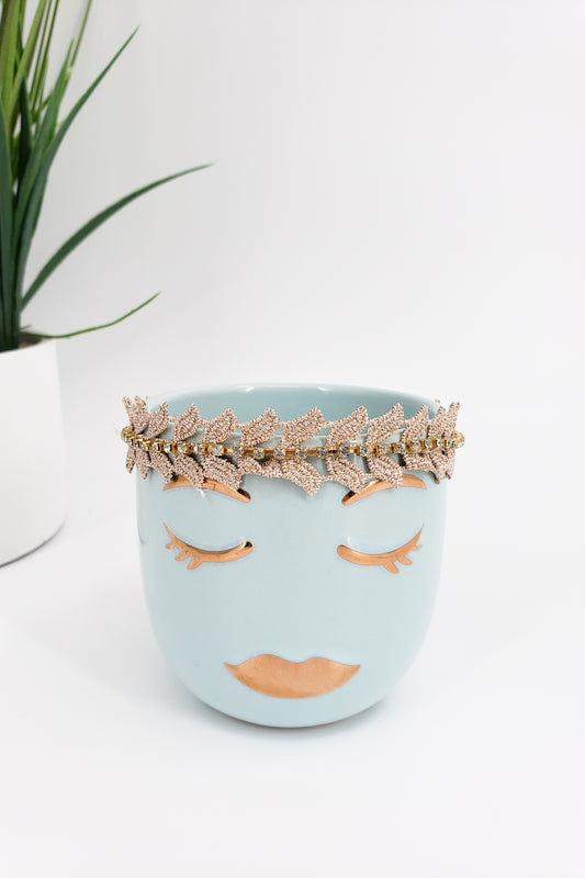 Golden Boho Leaf Headband
